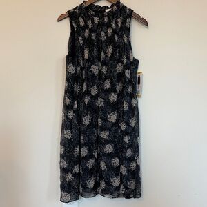 NWT Joie blue and Cream Floral Dress